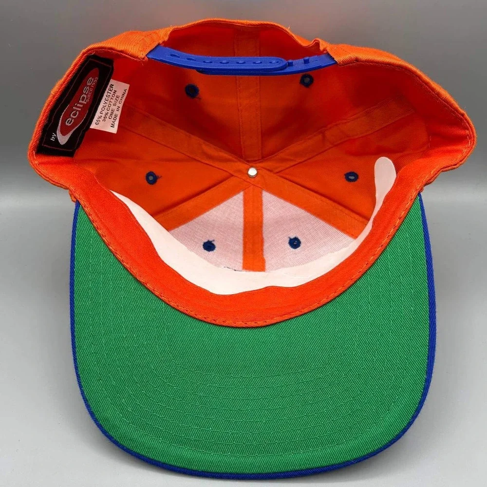 Vintage Sydney Hat Men Red‎ Blue Embroidered Eclipse Snap Back Cap New